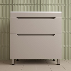 Style Line Тумба под раковину Остин 80 крем – фотография-3